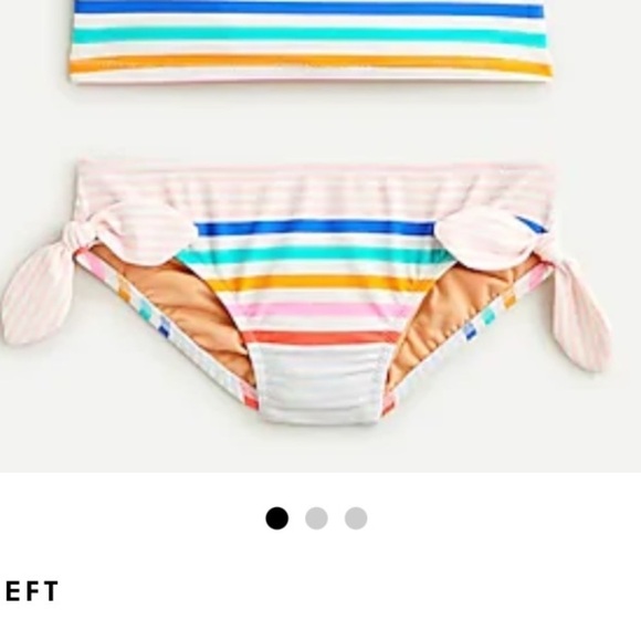 J. Crew Other - J Crew Girls' shoulder-bow tankini set AU866